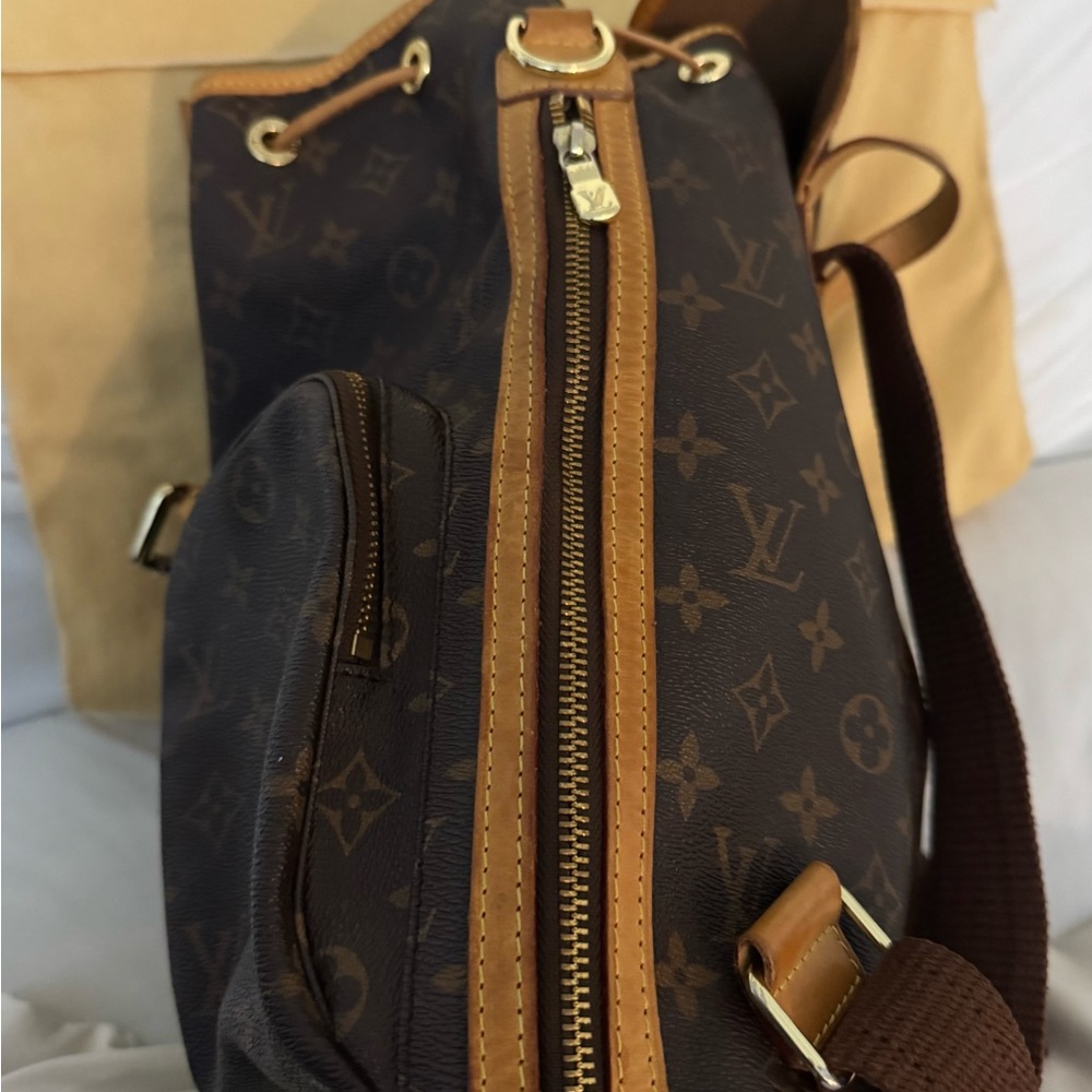 Louis Vuitton Brown and Tan Monogram Backpack - Picture 3 of 9